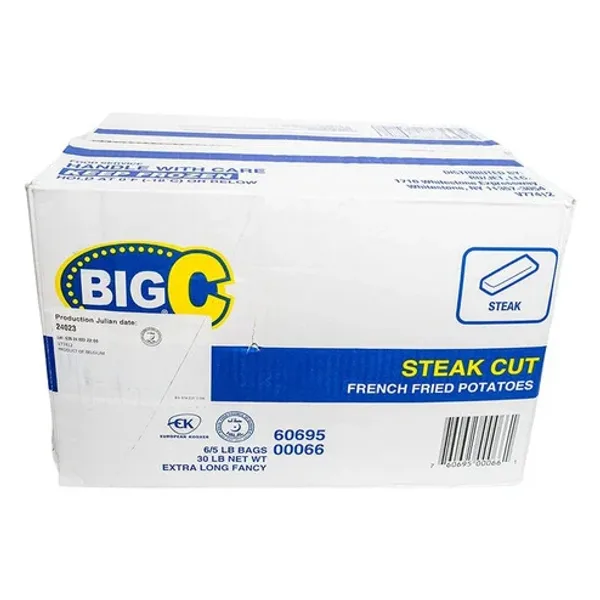 Big C - Frozen Steak Cut French Fries - 6/5lb