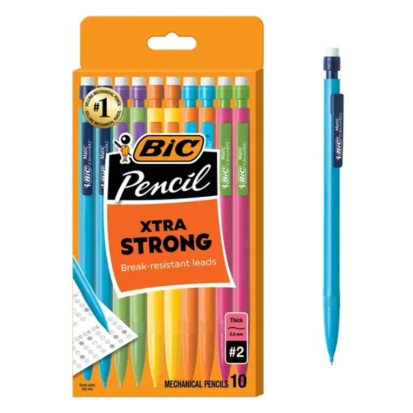 BIC Xtra Strong Mechanical Pencil, 0.9 mm, 10 Count