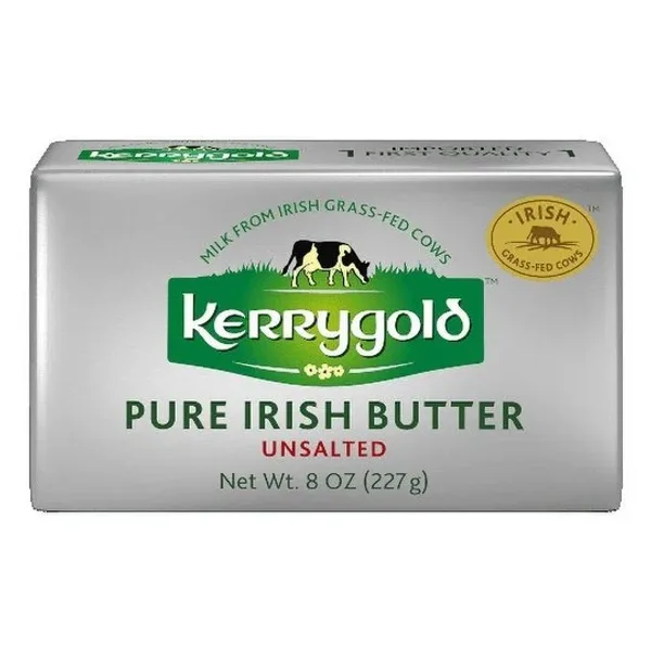 Kerrygold Grass-Fed Unsalted Pure Irish Butter Foil, 8 oz