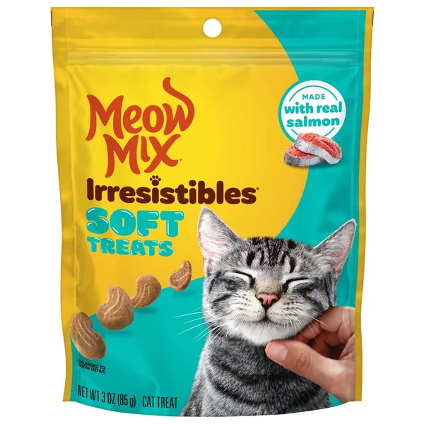 Meow Mix Irresistibles With Salmon Soft Treats