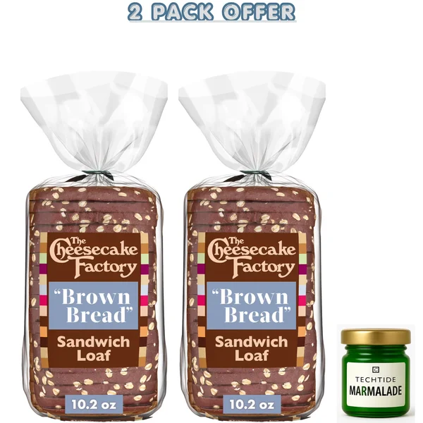 The Cheesecake Factory At Home Famous "Brown Bread" Sweet Wheat Sandwich Loaf, 18.7 oz, Kosher
