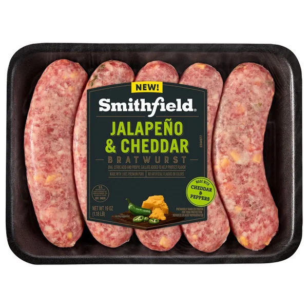 Smithfield Bratwurst, Jalapeno & Cheddar