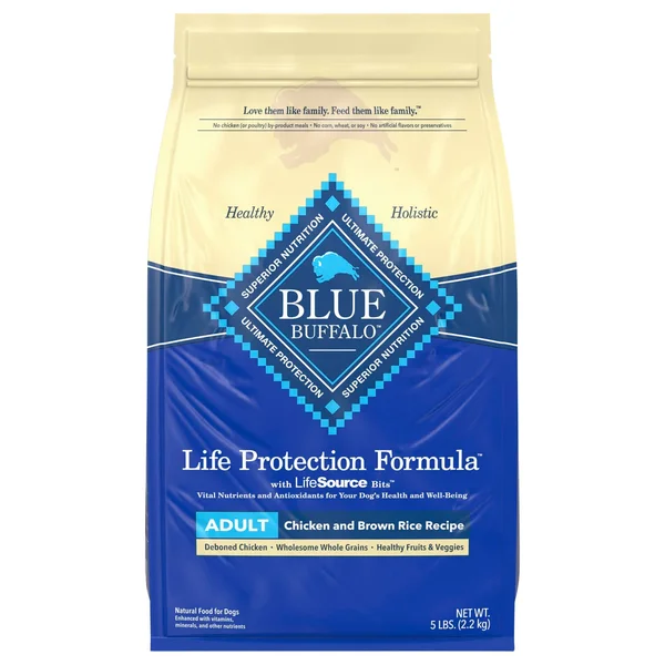Blue Buffalo Life Protection Formula Dry Dog Food, Chicken & Brown Rice, Adult