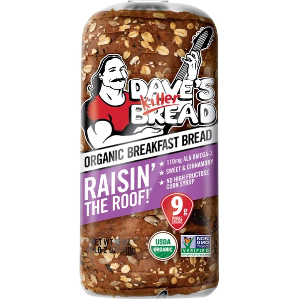 Dave's Killer Bread Organic Breakfast Bread, Raisin' the Roof