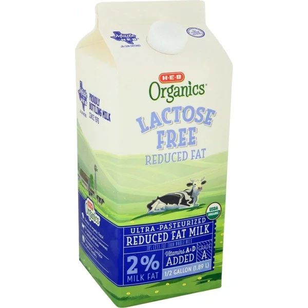 Organics Lactose Free 2% Reduced Fat Milk