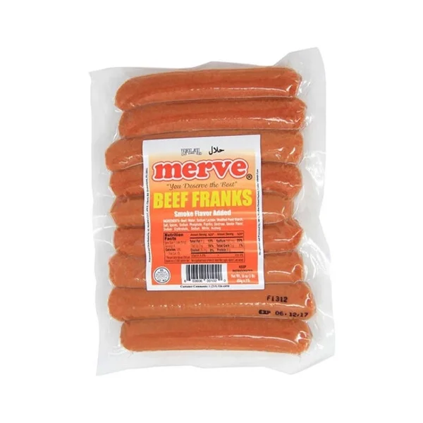MERVE Beef Franks 1 LB