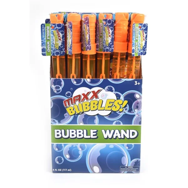 Maxx Bubbles Bubble Wand 4 oz, Assorted
