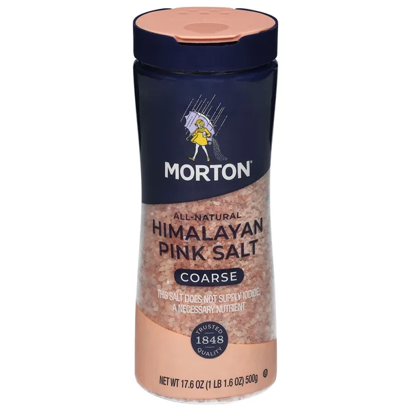 Morton Coarse All-Natural Himalayan Pink Salt (17.6 oz)