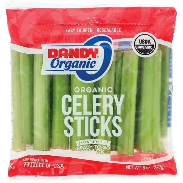 Fresh Organic Celery Sticks, 8 oz