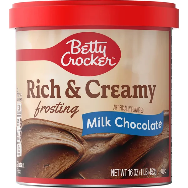 Betty Crocker Rich & Creamy Frosting, Milk Chocolate (16 oz)