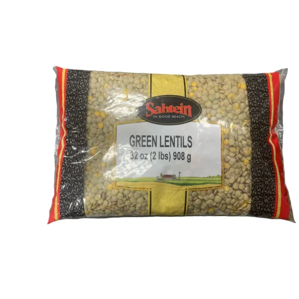 SAHTEIN Green Lentils 908 gr