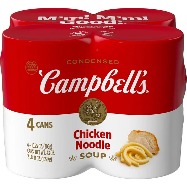 Campbell's Condensed Soup, Chicken Noodle (4 x 10.75 oz)
