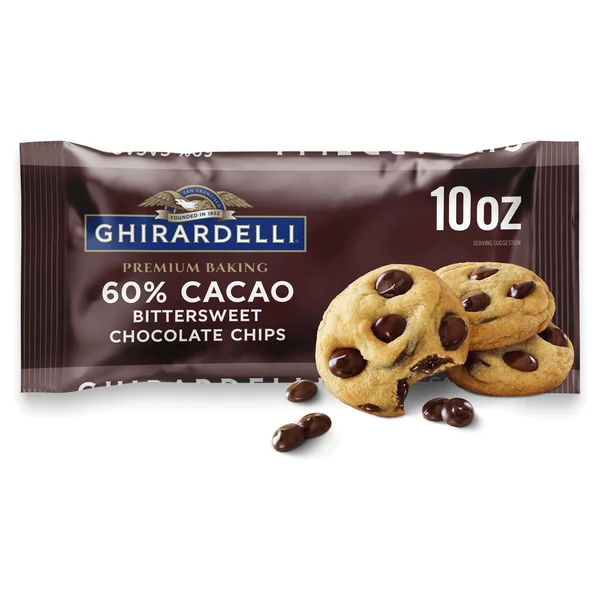Ghirardelli Premium Baking 60% Cacao Bittersweet Chocolate Chips (10 oz)