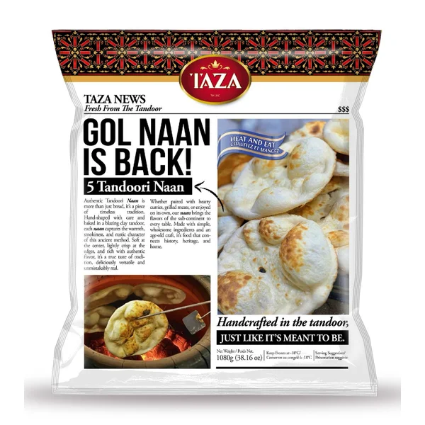 TAZA Goal Tandoori Naan 5 pcs