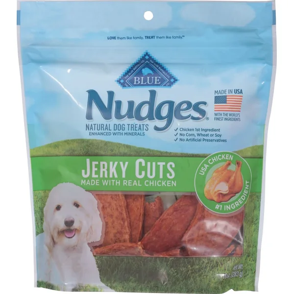 Blue Buffalo Nudges Jerky Cuts Natural Dog Treats, Chicken