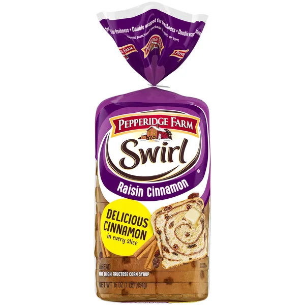 Raisin Cinnamon Swirl Breakfast Bread