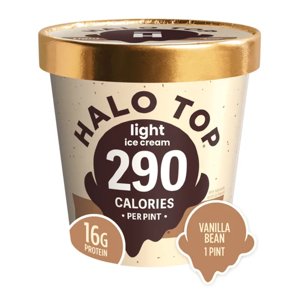 Halo Top Vanilla Bean Ice Cream (1 pt)