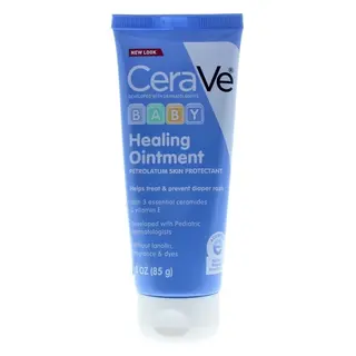 CeraVe Baby Healing Ointment, Fragrence Free Petrolatum Skin Protectant, 3oz