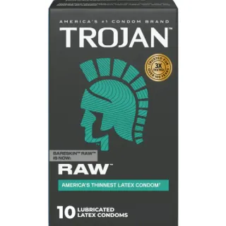 Trojan BareSkin Raw Lubricated Thin Condoms