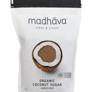 Madhava Organic Unrefined Coconut Sugar (16 oz)