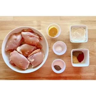 Chicken Thigh Boneless (Antibiotics Free) Marinated / lb