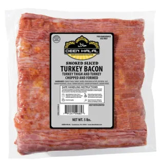 Deen Halal - Turkey Bacon Sliced - 25 ct