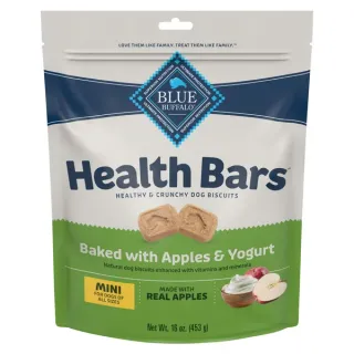 Blue Buffalo Mini Health Bar Apple and Yogurt Crunchy Dog Treats