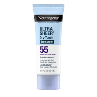 Neutrogena Ultra Sheer Sunscreen SPF 55 Body Sunscreen Lotion, Travel Size Sunscreen, 3 fl oz