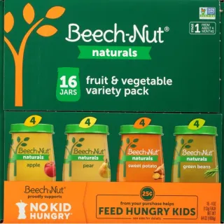 Beech-Nut Naturals Variety pack Stage 1 (from about 4 months) Fruits & Vegetable