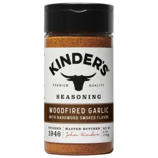 Kinder's Premium Quality Seasoning, Woodfired Garlic (6 oz)