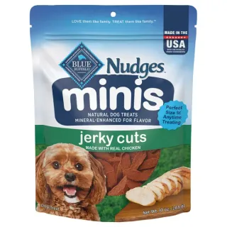 Blue Buffalo Nudges Minis Jerky Cuts Natural Dog Treats, Chicken