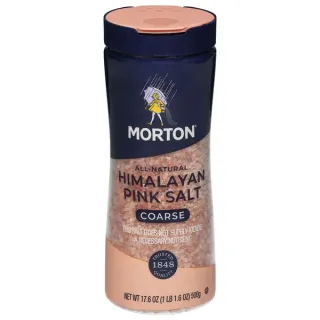 Morton Coarse All-Natural Himalayan Pink Salt (17.6 oz)