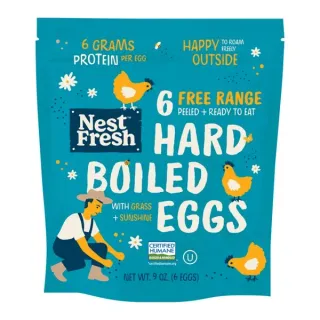 NestFresh Free Range Hard Boiled Eggs 6 ct