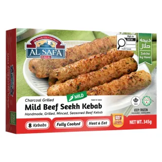 AL SAFA Beef Seekh Kebab MILD 345 gm