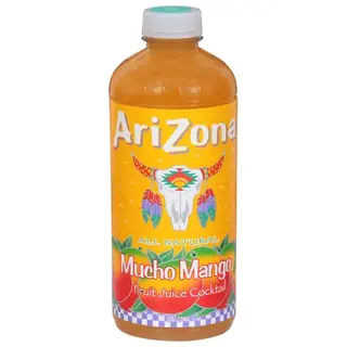 AriZona All Natural Mucho Mango Fruit Juice Cocktail Bottle (34 fl oz)