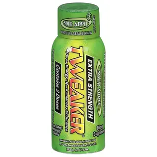Tweaker Extra Strength Sour Apple Energy Shot Bottle (2 fl oz)