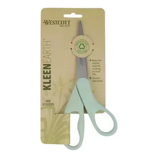 Westcott 8" KleenEarth Eco-Friendly Crafting Scissors, Blue